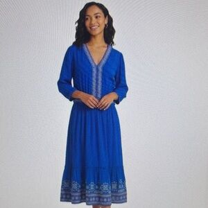 NWT Nurture by Westbound Embroderied Members di Dress.  Size Small